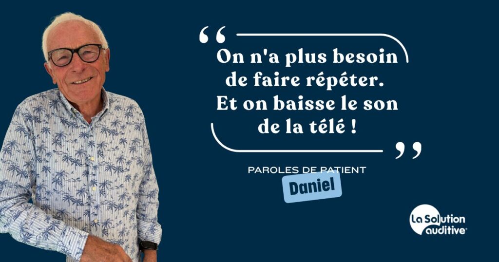 entretien avec un patient de La Solution Auditive Châtelaillon