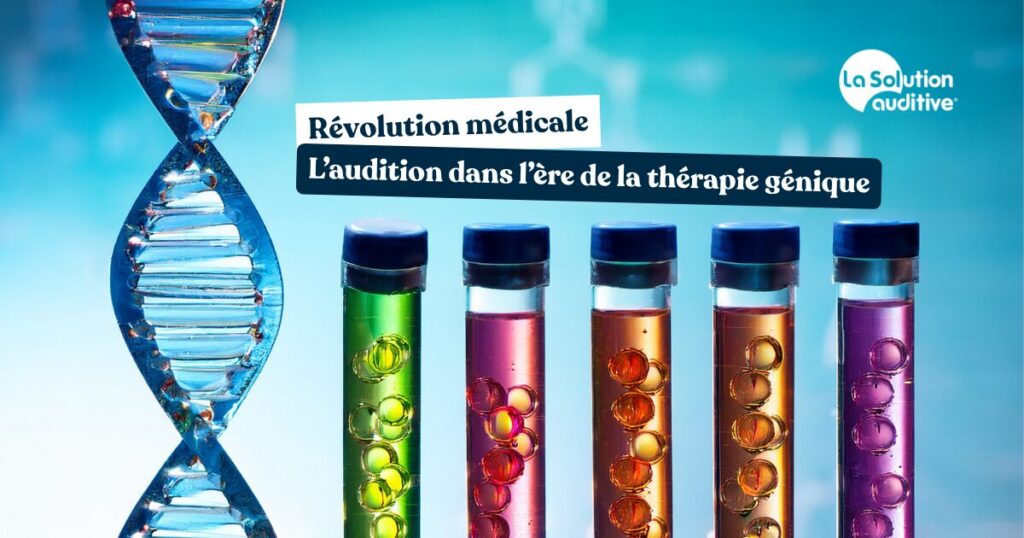 visuel scientique qui représente la thérapie génique